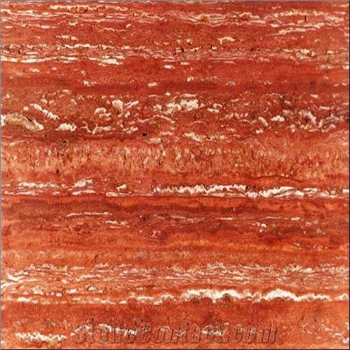 Red Travertine Slabs & Tiles