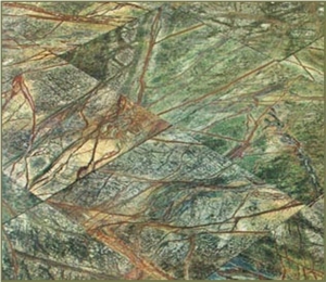 Forest Green Marble Slabs & Tiles, India Green Marble