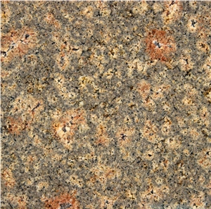 Bala Flower Granite Tile, India Brown Granite