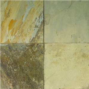 Beach Sand Slate, India Yellow Slate Tiles