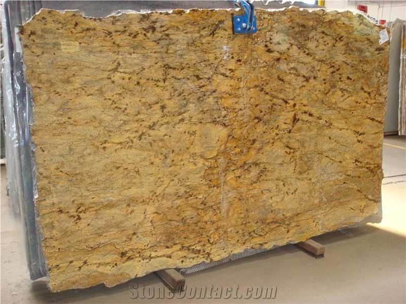 Lapidus Granite Slabs, Brazil Yellow Granite