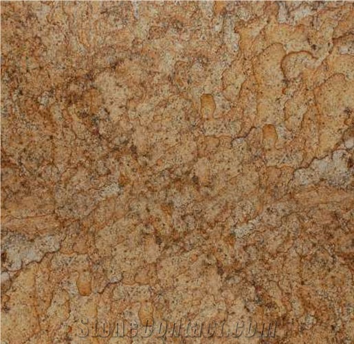 Golden Diamond Granite Tile, Brazil Yellow Granite