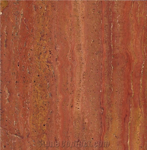 Travertino Persiano Rosso,Iran Red Travertine Slabs & Tiles
