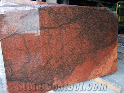 Dragon Red Granite Slabs
