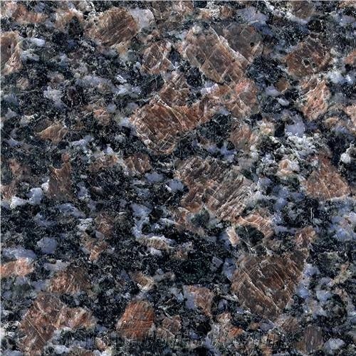 Sapphire Blue Brown Granite from United States