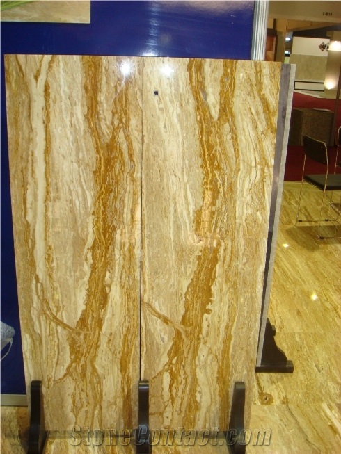 Country Fantasy Travertine Slabs, Colorful Travertine, Fantasy Travertine Slab & Tile