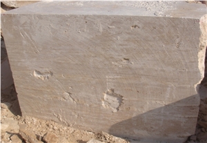 Denizli Light Travertine Block, Turkey Beige Travertine