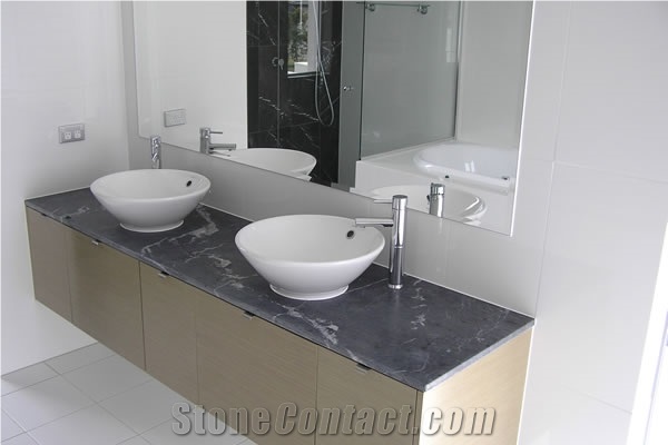 Grey Marble Bathroom Vanity Tops