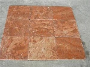 Burdur Brown Marble Tiles, Turkey Red Marble