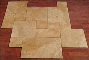 Pillow Edge Travertine Pattern