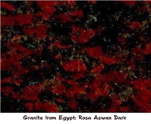 Rosa Aswan Dark Granite Tiles, Egypt Red Granite