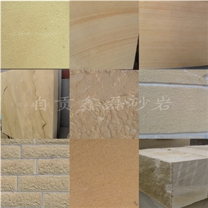Yellow Sandstone Tile, China Beige Sandstone