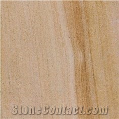 Teak Wood Sandstone Tile, India Yellow Sandstone