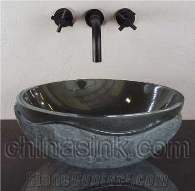Aabsolute Black Granite Sink ，Bathroom Sink