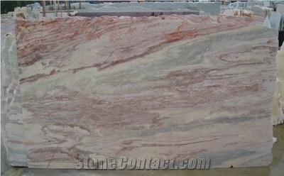 Striped Red Marble Slabs & Tiles