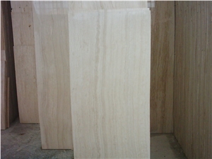 Super White Travertine Tiles, Slabs& Blocks