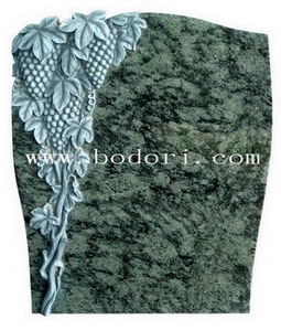 Green Granite Drawing Gravestone Ch-017