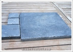 China Blue Limestone Paving Tile