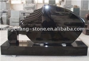 Shanxi Black Granite Headstone,Tombstone