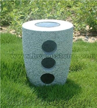 Offer Stone Granite Solar Lamp & Lantern