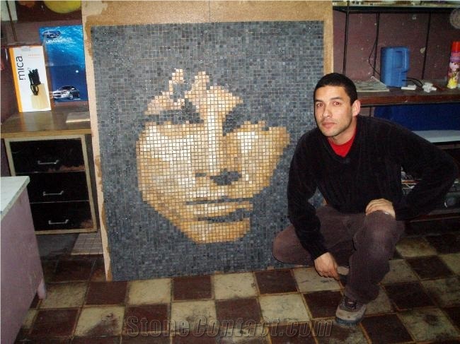 Marble Jim Mosaic Picture
