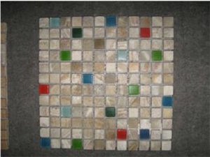 ONYX & GLASS MOSAIC 1 X 1