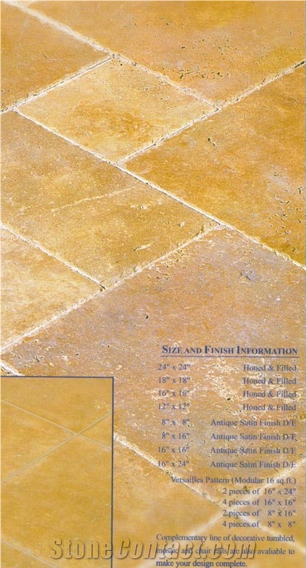 Cappucino Travertine Floor Tile