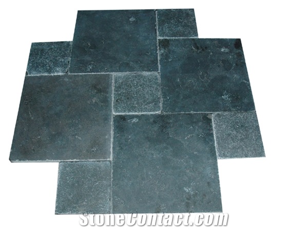 China Blue Limestone Pattern Tile
