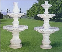 White Marble Water Fountain