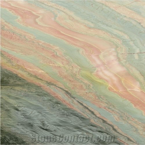 Flamingo Marble Slabs & Tiles, Turkey Green Marble