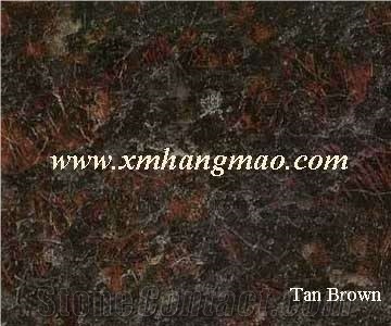 Hm-059 Tan Brown Granite Slabs & Tiles, India Brown Granite