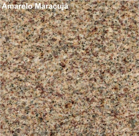 Amarelo Maracuja Granite Slabs & Tiles, Brazil Yellow Granite