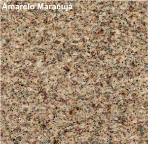Amarelo Maracuja Granite Slabs & Tiles, Brazil Yellow Granite