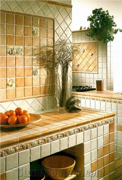 Travertine Tiles Kitchen Design