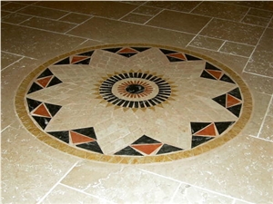Natural Stone Mosaic Rosone Madellion