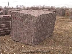 Dakota Mahogany Granite Blocks