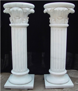 White Marble Column