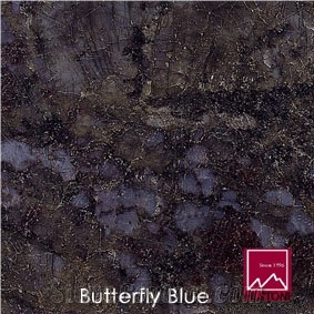 Butterfly Blue Granite Slabs & Tiles, China Blue Granite