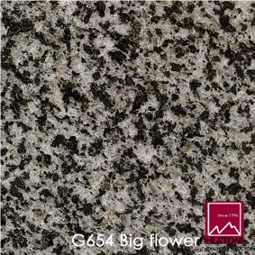 G654 Big Flower Granite Slabs & Tiles, China Black Granite
