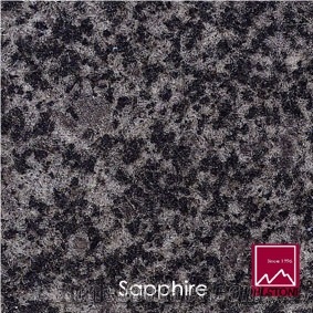 Small Sapphire Granite Slabs & Tiles, China Black Granite