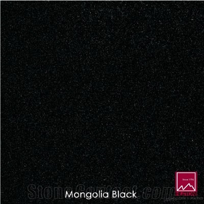 Mongolia Black Basalt Slabs & Tiles, China Black Basalt
