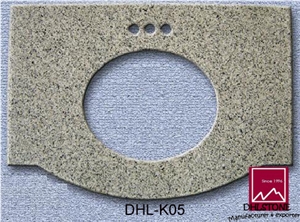 Dhl-K05 Yellow Granite Vanity Top