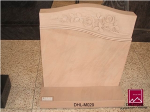 Dhl M029 Beige Marble Monument & Tombstone