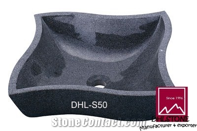Dhl-S50 Black Granite Sink