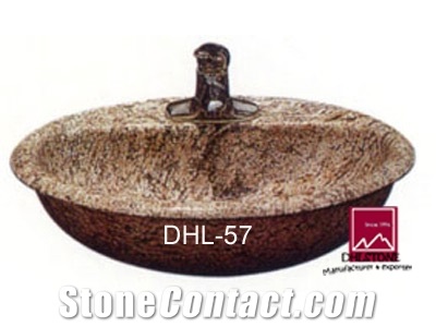 Dhl-S57 Yellow Granite Sink