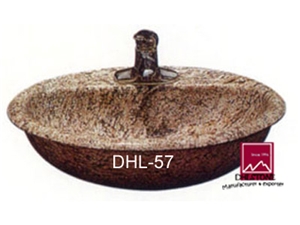 Dhl-S57 Yellow Granite Sink