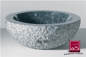 Dhl-S60 Blue Pearl Granite Sink&Basin