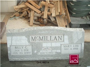 Grey Granite Monument,tombstone