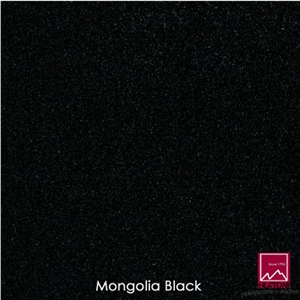 Mongolia Black Basalt Granite Slabs & Tiles, China Black Granite