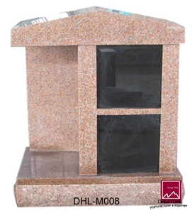 Red Granite Mausoleum Dhl-M008